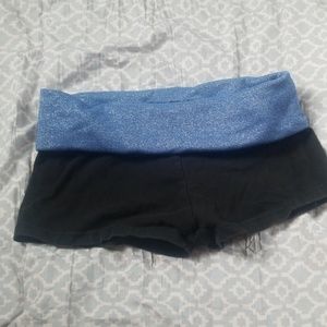 Aerie Gym Shirts with Blue Sparkle Fold